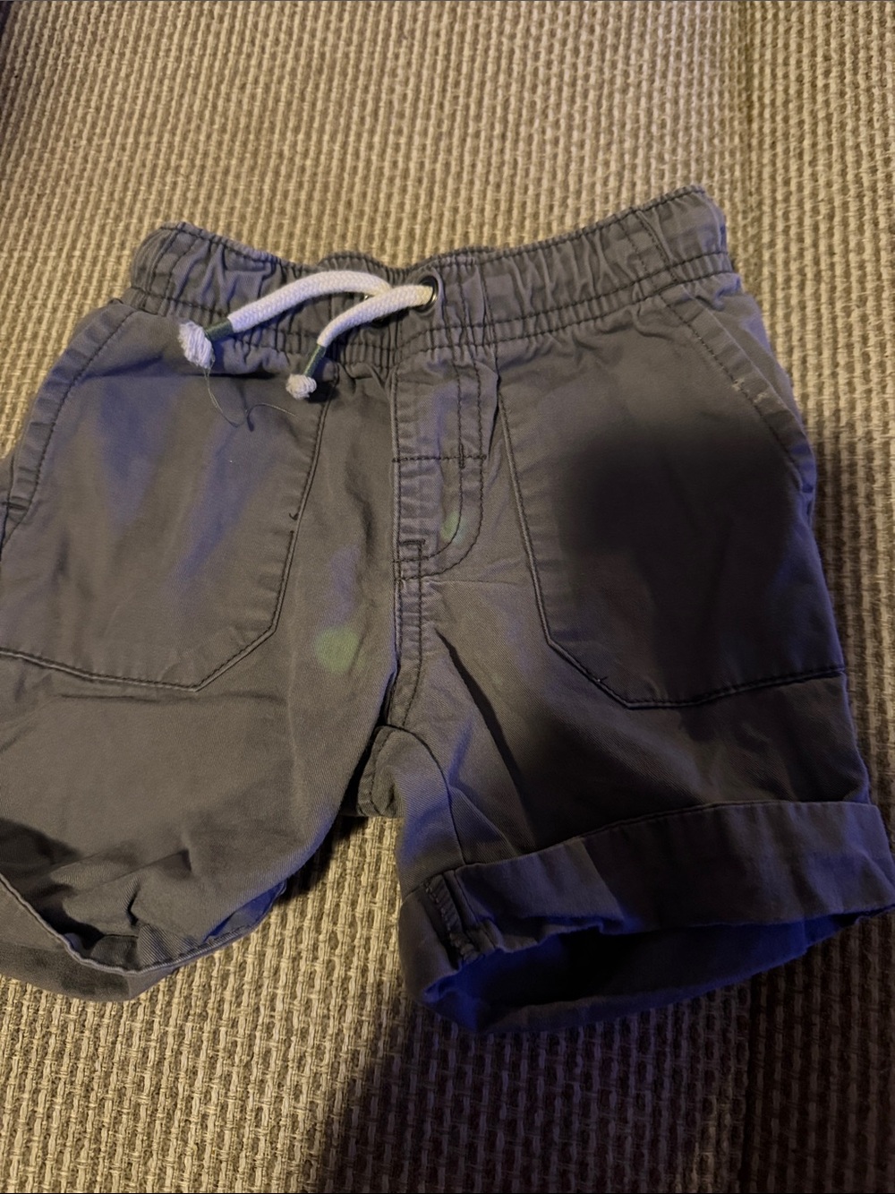 Cat & Jack Gray Drawstring Cotton Shorts